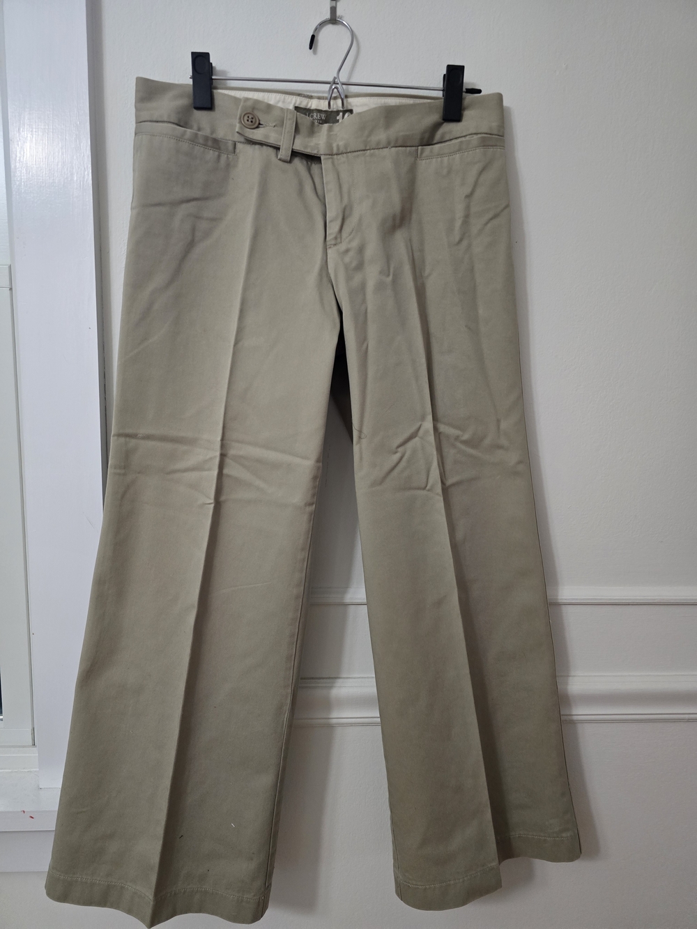 J. Crew Wide Leg Chino Pants